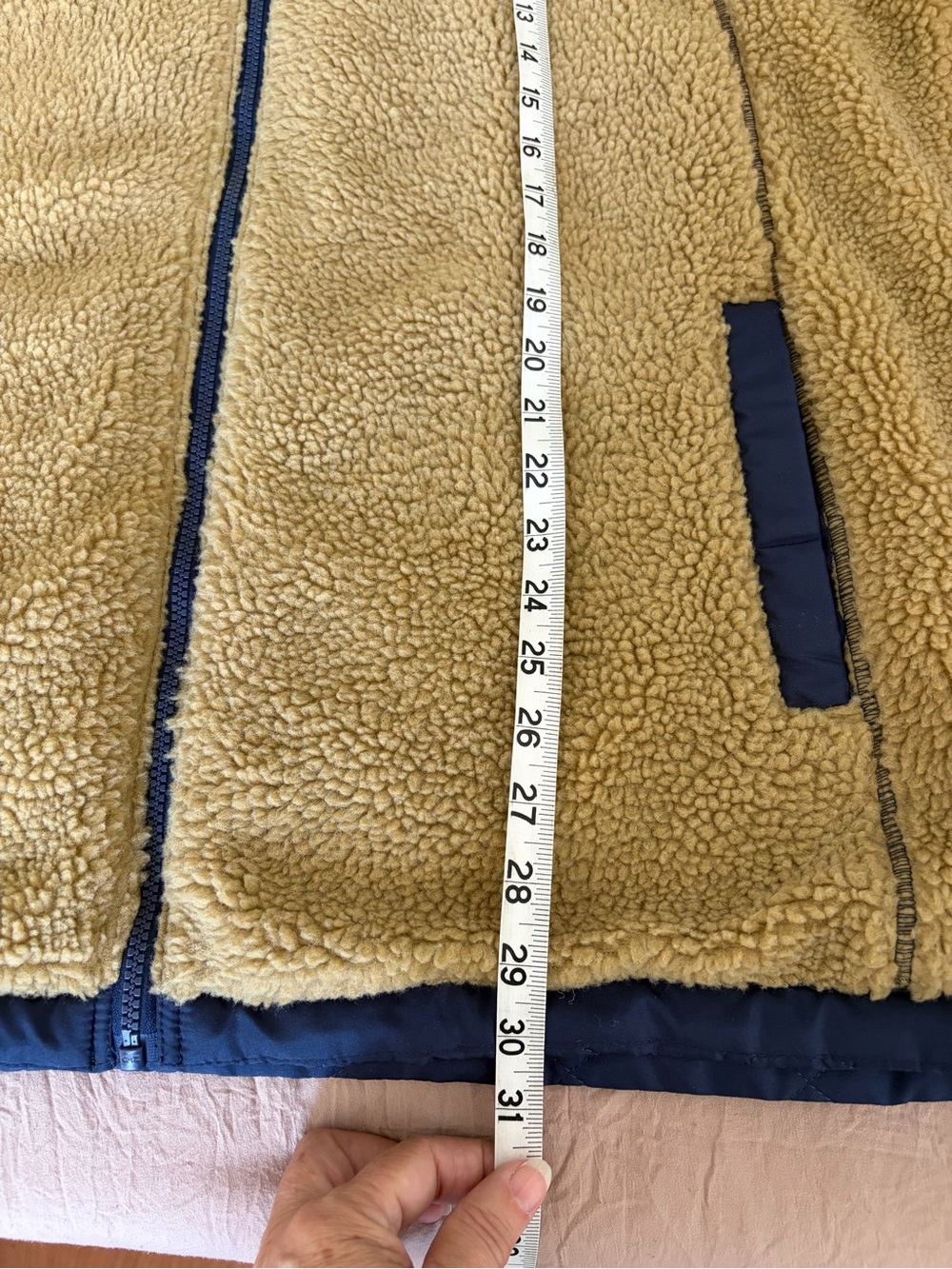 NFL Chicago Bears Reversible Sherpa & Quilted Full Zip Hooded Jacket | Size L - Picture 14 of 15